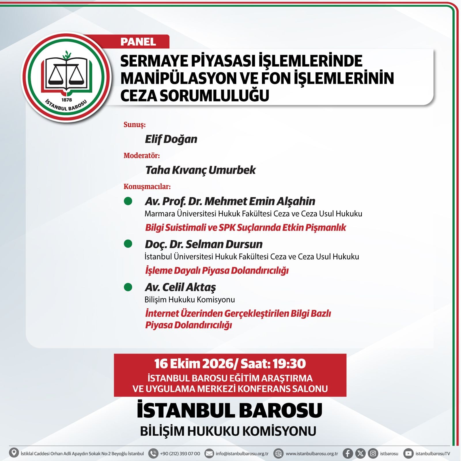 SERMAYE PİYASASI İŞLEMLERİNDE MANİPÜLASYON VE FON İŞLEMLERİNİN CEZA SORUMLULUĞU