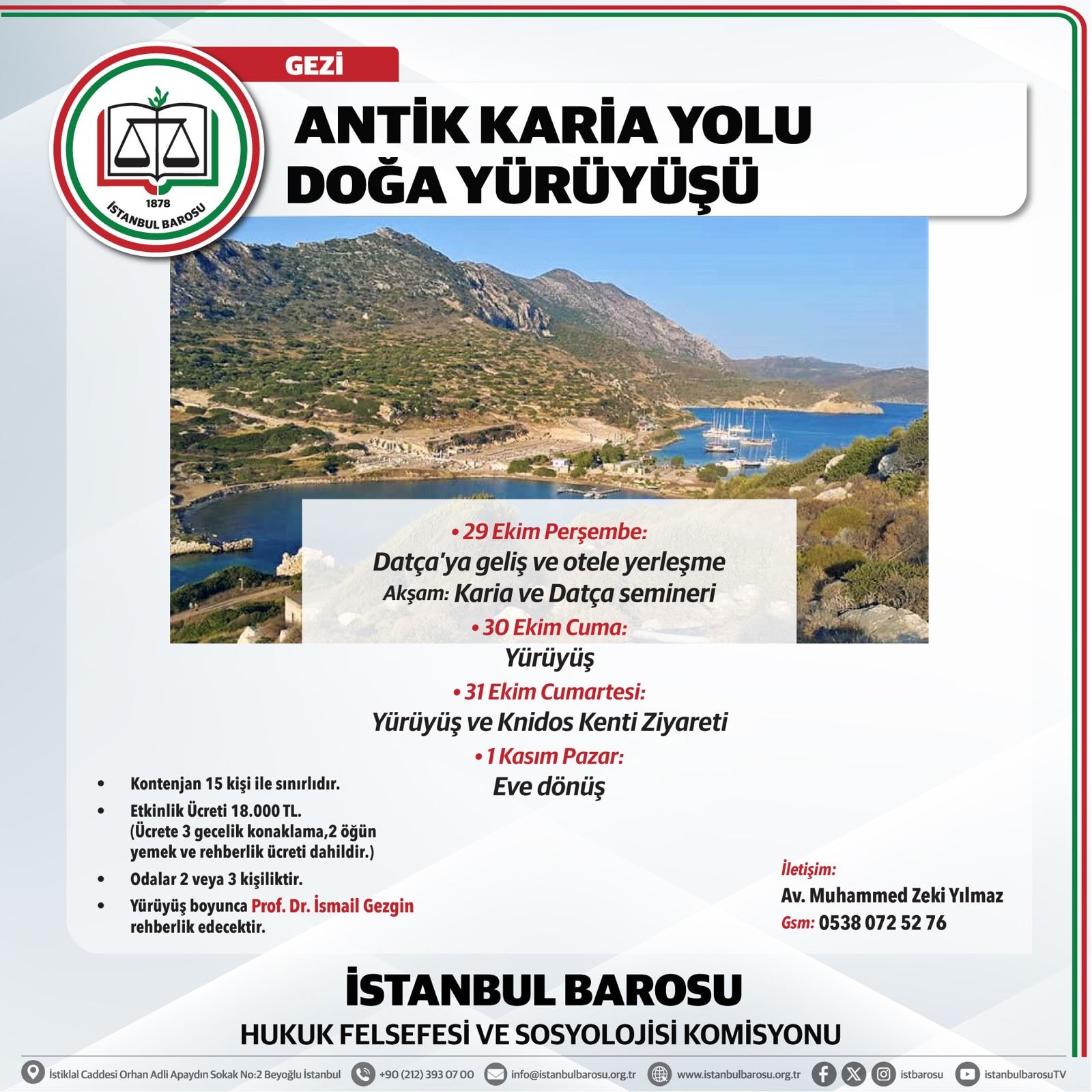 ANTİK KARIA YOLU DOĞA YÜRÜYÜŞÜ