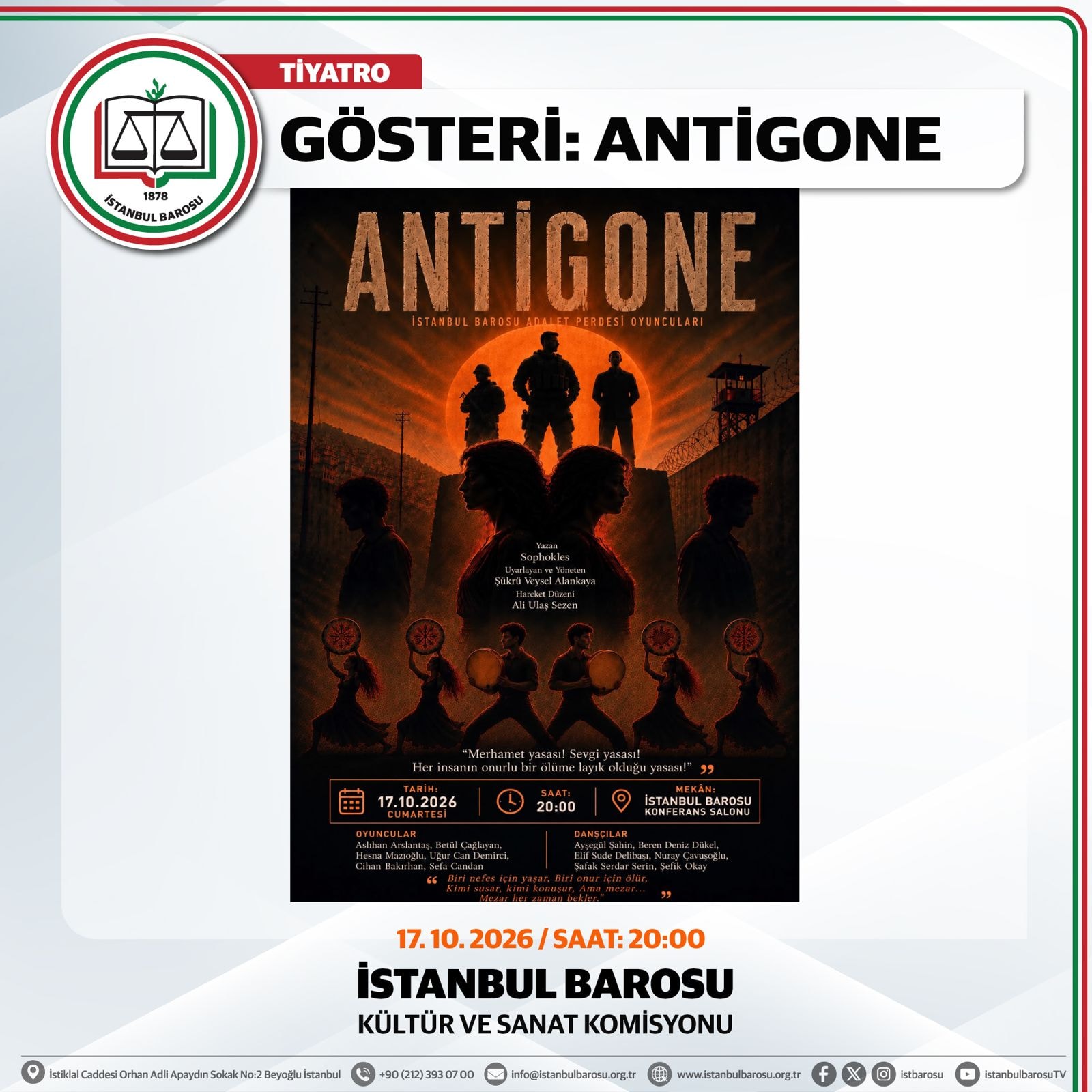 GÖSTERİ: ANTİGONE