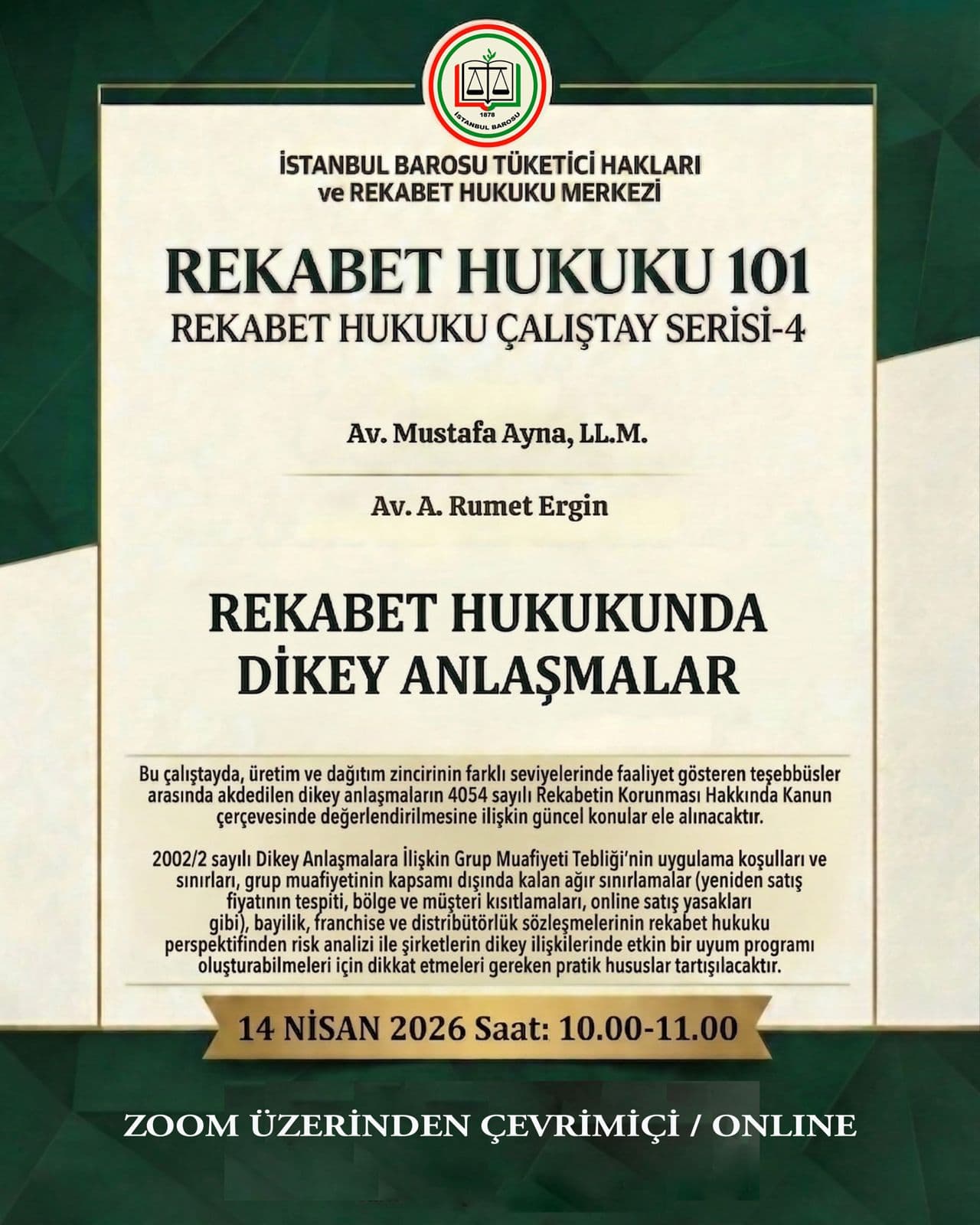 REKABET HUKUKU 101