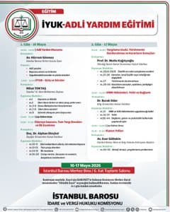 İYUK - ADLİ YARDIM EĞİTİMİ