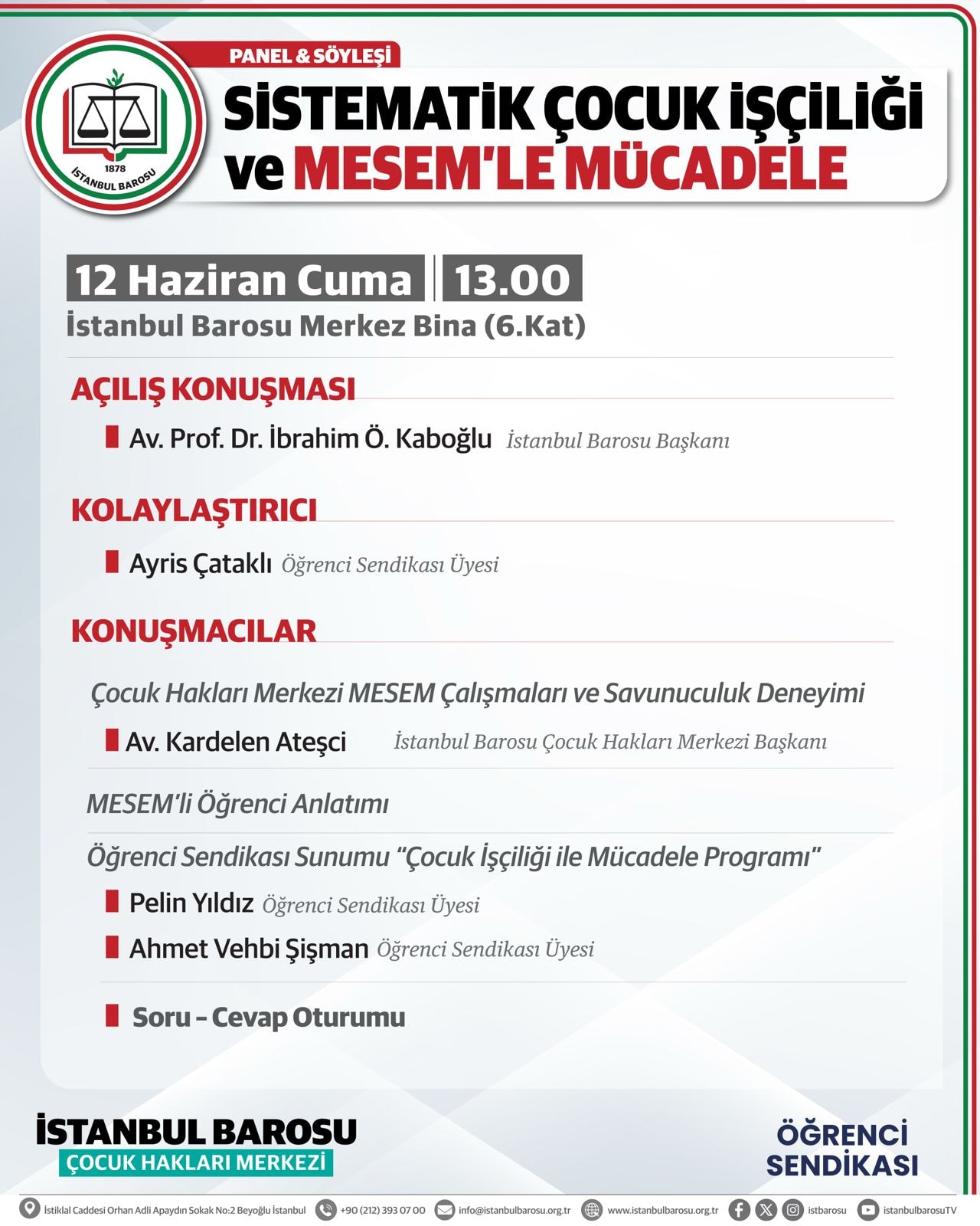 SİSTEMATİK ÇOCUK İŞÇİLİĞİ VE MESEM'LE MÜCADELE