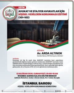 KİŞİSEL VERİLERİN KORUNMASI EĞİTİMİ (101-102)