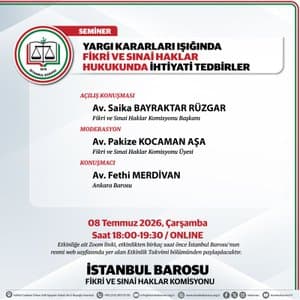 YARGI KARARLARI IŞIĞINDA FİKRİ VE SINAİ HAKLAR HUKUKUNDA İHTİYATİ TEDBİRLER