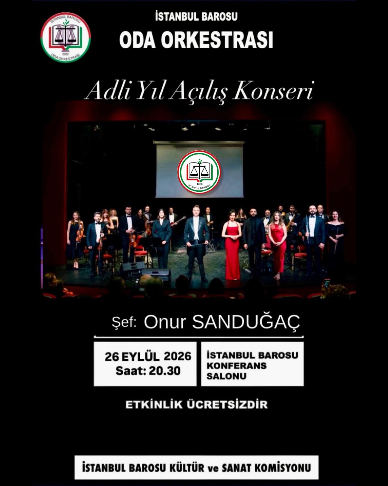 ODA ORKESTRASI ADLİ YIL AÇILIŞ KONSERİ