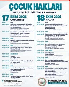 ÇOCUK HAKLARI MESLEK İÇİ EĞİTİM PROGRAMI