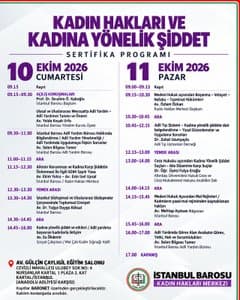 KADIN HAKLARI VE KADINA YÖNELİK ŞİDDET KONULU SERTİFİKA PROGRAMI